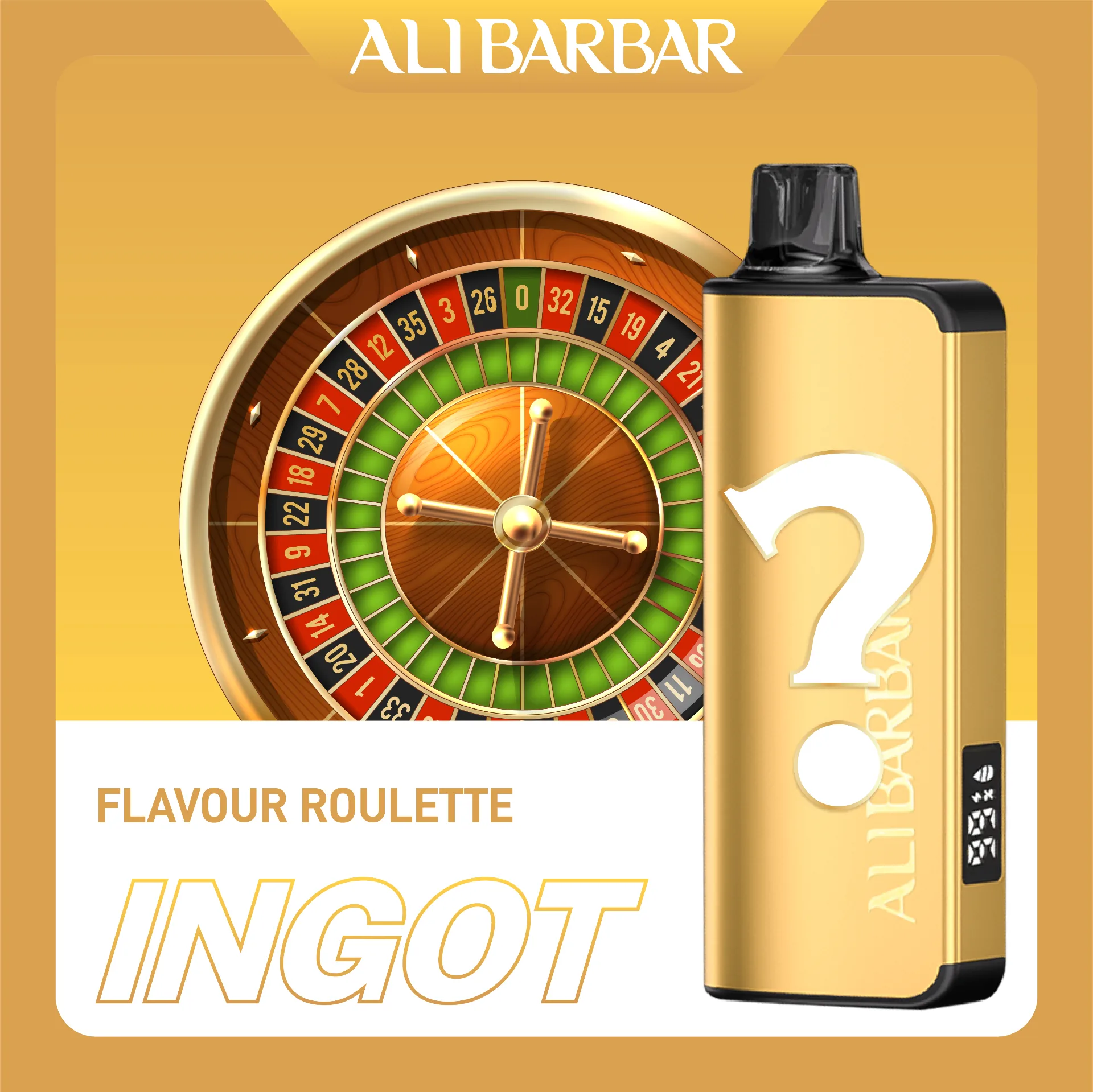 ALIBARBAR White Swirl